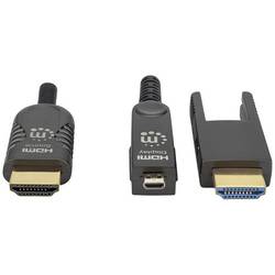 Manhattan HDMI kabel Zástrčka HDMI-A, Zástrčka HDMI Micro-D 30 m černá 355520 4K UHD HDMI kabel