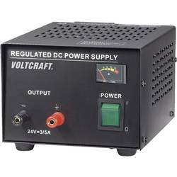 VOLTCRAFT FSP-1243 laboratorní zdroj s pevným napětím, 24 (max.) , 3 A (max.), 72 W, výstup 1 x, FSP-1243
