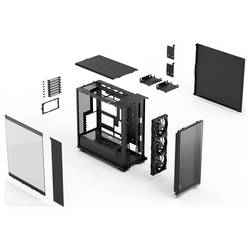 Fractal Design Epoch XL tower PC skříň černá