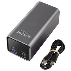 VOLTCRAFT VC-C904 powerbanka Li-Ion, 20000 mAh, Power Delivery 3.0, šedá (matná), Indikátor stavu