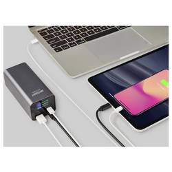 VOLTCRAFT VC-C904 powerbanka Li-Ion, 20000 mAh, Power Delivery 3.0, šedá (matná), Indikátor stavu