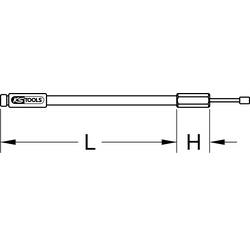 KS Tools 615.0003 Hydraulické tlakové vřeteno