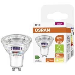 OSRAM HOMELIGHTING 4099854071713 LED Energetická třída (EEK2021) A (A - G) GU10 žárovka 2 W = 50 W teplá bílá (Ø x v) 50 mm x 50 mm 1 ks