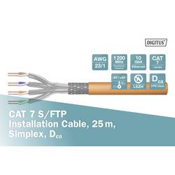 Digitus DK-1743-VH-025 DK-1743-VH-025 instalační kabel, CAT 7, S/FTP, 25 m