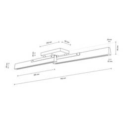 Deko Light 348212 Madera LED stropní svítidlo LED LED Energetická třída (EEK2021): D (A - G) 22 W