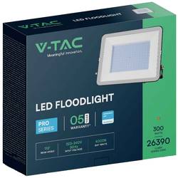 V-TAC VT-44300-B 10031 LED reflektor Energetická třída (EEK2021): F (A - G) 300 W Barvy světla (LED svítidlo): neutrální bílá