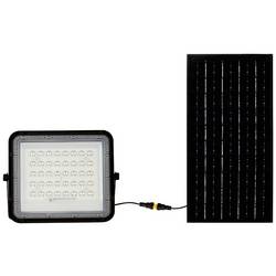 V-TAC VT-80W LED reflektor, solární modul 19 W, neutrální bílá, černá, 7824