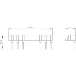 Siemens 3RA2913-3DA1 propojovací modul Vhodné pro značku (relé): Siemens 5 ks