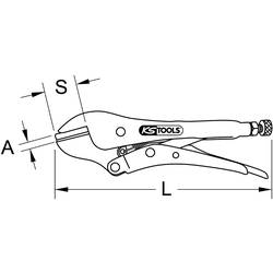 KS Tools 1151504 115.1504 upínací kleště