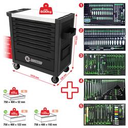 KS Tools COMPETITION dílenský vozík Barva: černá