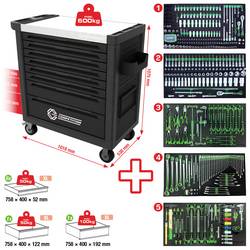 KS Tools COMPETITION dílenský vozík Barva: černá