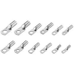 TRU COMPONENTS TC-11894512 Rohrkabelschuh-Sortiment 6 - 50 mm² mit Crimpzange 6 mm² 50 mm² stříbrná 281 ks