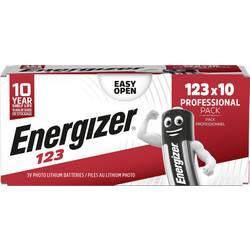 Energizer fotobaterie CR 123 lithiová 10 ks