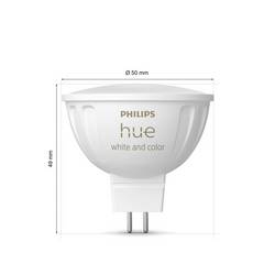 Philips Hue Hue LED žárovka 8719514491649 Energetická třída (EEK2021): G (A - G) Hue White & Color Ambiance GU5.3 vícebarevný