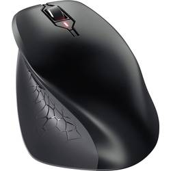 CHERRY MSW Stream Comfort optická myš, přenos bezdrátový, 6 tlačítko, 4000 dpi, černá