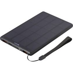 VOLTCRAFT SL-100VC solární powerbanka Li-Pol, 10000 mAh, Dodávka energie, černá
