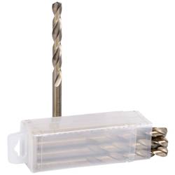 KS Tools 330.3090 330.3090 HSS-G-Co 5 sada spirálových vrtáku do kovu 9 mm Celková délka 125.0 mm Cobalt DIN 338 10 ks