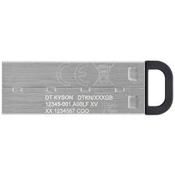 Kingston DataTraveler Kyson USB flash disk Retail 128 GB stříbrná DTKN/128GB USB 3.2 (Gen 1x1)