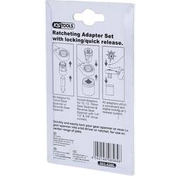 KS Tools 5034286 503.4286 sada GOLA adaptérů/redukcí Pohon (šroubovák) Čtyřhran 1 ks