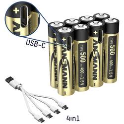 Ansmann 1311-0031 akumulátor AAA lithiová 400 mAh 1.5 V 8 ks