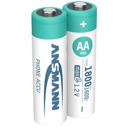 Ansmann 1312-0038 akumulátor AA, Ni-MH, 1600 mAh, 1.2 V, 2 ks