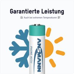 Ansmann 1312-0038 akumulátor AA, Ni-MH, 1600 mAh, 1.2 V, 2 ks