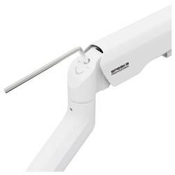 SpeaKa Professional SP-MM-1030 držák na stůl pro monitor 1 Displej: (s) 43,2 cm (17) - 101,6 cm (40) bílá nastavitelná výška, naklápěcí, nakláněcí