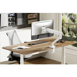 SpeaKa Professional SP-MM-1030 držák na stůl pro monitor 1 Displej: (s) 43,2 cm (17) - 101,6 cm (40) bílá nastavitelná výška, naklápěcí, nakláněcí