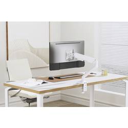 SpeaKa Professional SP-MM-1030 držák na stůl pro monitor 1 Displej: (s) 43,2 cm (17) - 101,6 cm (40) bílá nastavitelná výška, naklápěcí, nakláněcí