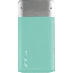 RealPower PB-4000 powerbanka Li-Pol, 4000 mAh, modrá, Indikátor stavu