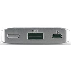 RealPower PB-4000 powerbanka Li-Pol, 4000 mAh, modrá, Indikátor stavu
