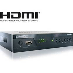 Schwaiger DSR500HD satelitní HD přijímač přední USB slot počet tunerů: 1
