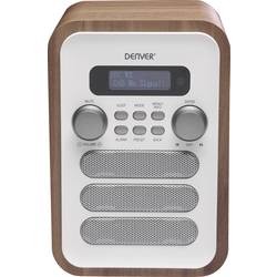 Denver DAB-48 111111000480 kuchyňské rádio, FM, DAB+, Bluetooth, vč. dálkového ovládání, bílá