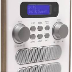 Denver DAB-48 111111000480 kuchyňské rádio, FM, DAB+, Bluetooth, vč. dálkového ovládání, bílá