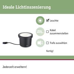 Paulmann EBL Wallwasher 94669 Osvětlovací systém Plug&Shine LED nástavbové svítidlo na zem LED teplá bílá antracitová