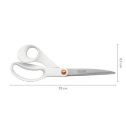 Fiskars 1020414 univerzální nůžky praváci 240 mm bílá