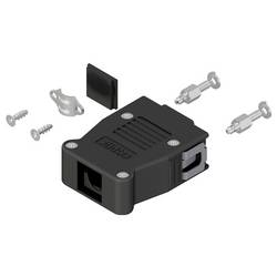 Conec SnapLock 16-003250E D-SUB pouzdro Pólů: 9 plast 90 °, 180 ° černá 1 ks