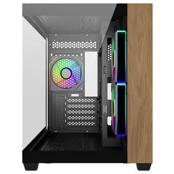 Cooler Master Elite 481 mini tower PC skříň černá 3 předinstalované LED ventilátory, boční okno