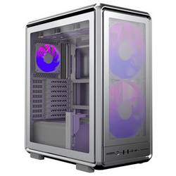 Cooler Master MasterFrame 500 Mesh Si midi tower PC skříň stříbrná 3 předinstalované ventilátory, boční okno, prachový filtr