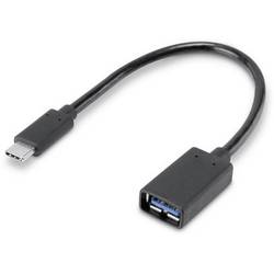 Renkforce USB kabel USB 3.2 Gen1 USB-C ® zástrčka, USB-A zásuvka 0.15 m černá s funkcí OTG, pozlacené kontakty RF-4455819