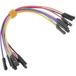 MikroElektronika MIKROE-511 Jumper kabely Raspberry Pi®, Banana Pi, Arduino [10x zásuvka drátového můstku - 10x zásuvka drátového můstku] 15.00 cm barevná
