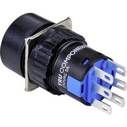 TRU COMPONENTS, TC-9219060 klíčový spínač, 16 mm, 250 V/AC, 3 A, 1 ks