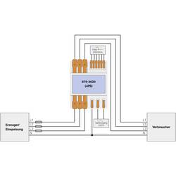 WAGO 879-3020 4PS 879-3020 třífázový elektroměr digitální 65 A Úředně schválený: Ano 1 ks