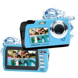 Aquapix W3048-I Edge Iceblue digitální fotoaparát 48 Megapixel Ice , modrá voděodolný, přední displej