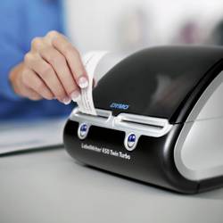 DYMO LabelWriter 450 Twin Turbo tiskárna štítků termální s přímým tiskem 300 x 600 dpi Šířka etikety (max.): 56 mm USB