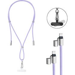 Intenso Kabel USB-C USB 2.0 USB-C ® zástrčka, USB-C ® zástrčka 1.65 m fialová šňůrka na mobilní telefon 7991003 datový kabel, nabíjecí kabel