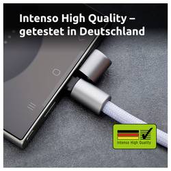 Intenso Kabel USB-C USB 2.0 USB-C ® zástrčka, USB-C ® zástrčka 1.65 m fialová šňůrka na mobilní telefon 7991003 datový kabel, nabíjecí kabel