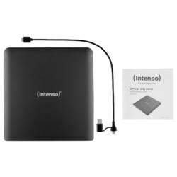 Intenso EOD 500BD Slim externí Blu-ray vypalovačka Retail microUSB 3.0 černá
