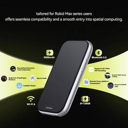 Rokid Rokid AR Spatial Set (Rokid Max 2 + Rokid Station 2) brýle pro rozšířenou realitu černá 128 GB včetně pohybových senzorů, s integrovaným zvukovým systémem