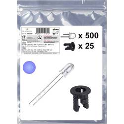 Quadrios 25O226 sada LED modrá kulatý 5 mm 2500 mcd 20 mA 3.0 V Piece